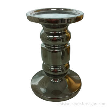 Beautiful Plated Ceramic Candle Holder